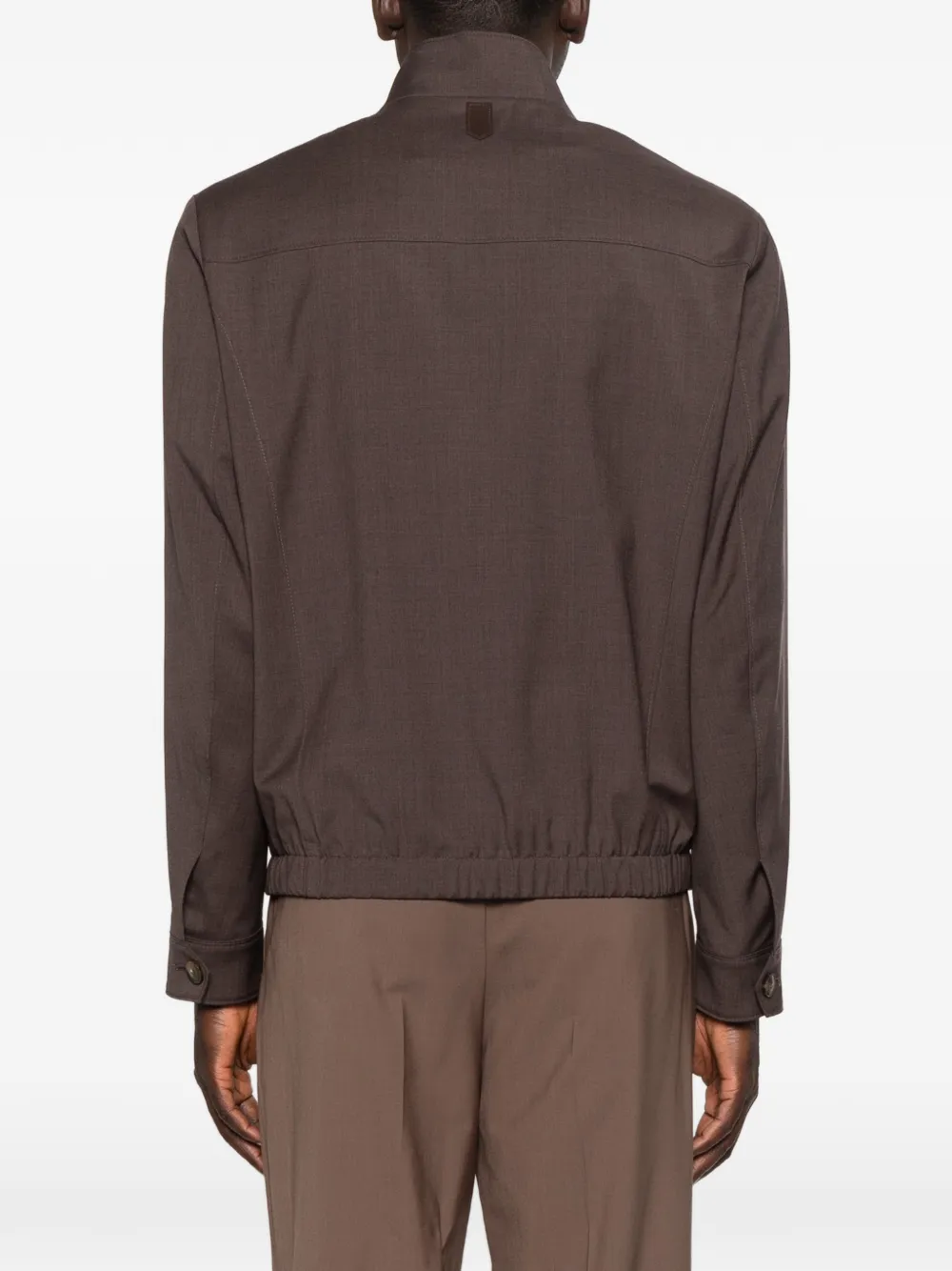 Canali Jack met rits Bruin