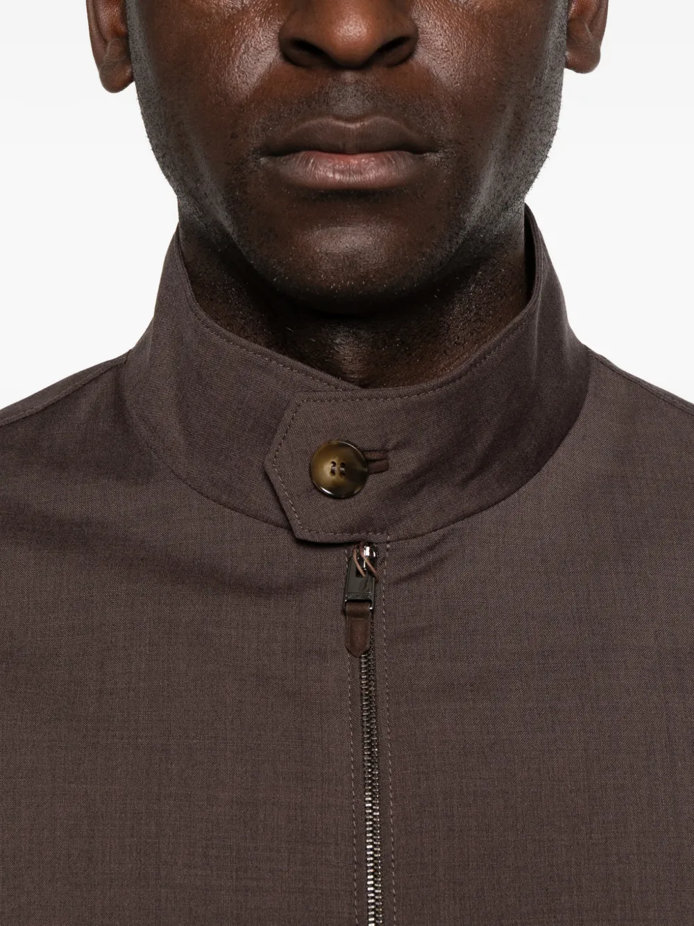 Canali Jack met rits Bruin