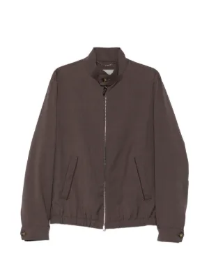 Zegna スエード ボンバージャケット | ブラック | FARFETCH JP