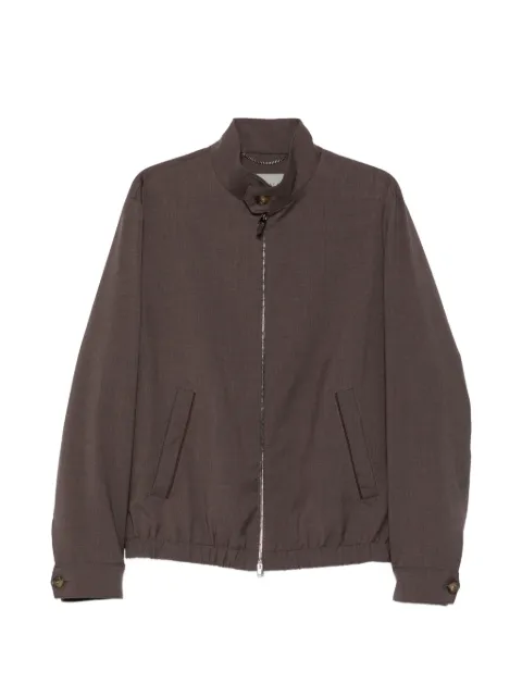 Canali zip-fastening long-sleeve  jacket