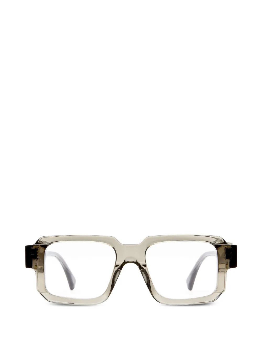 Kuboraum I02 square-frame glasses - Grigio