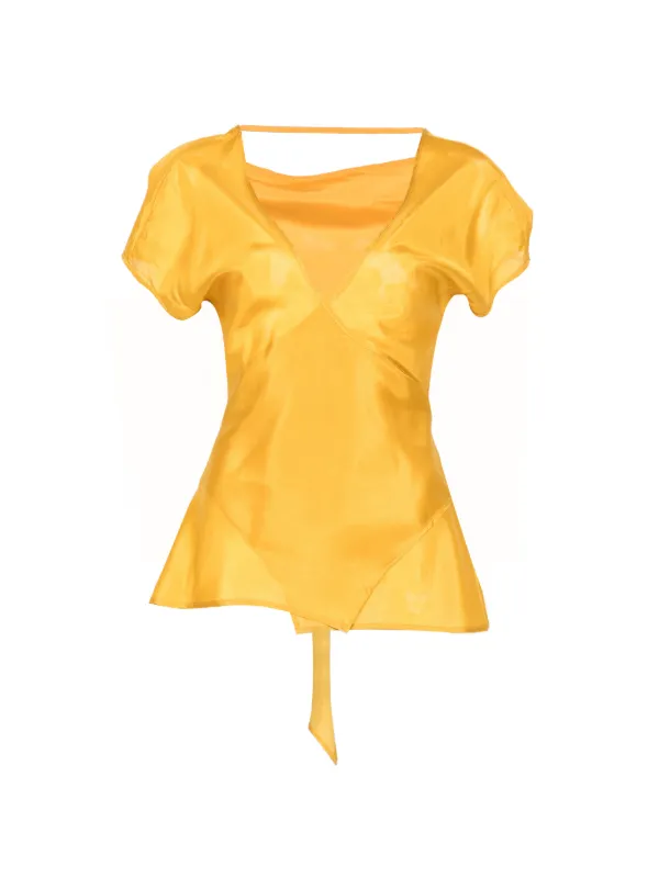 Merci Blusa De Gola V | Amarelo | FARFETCH BR
