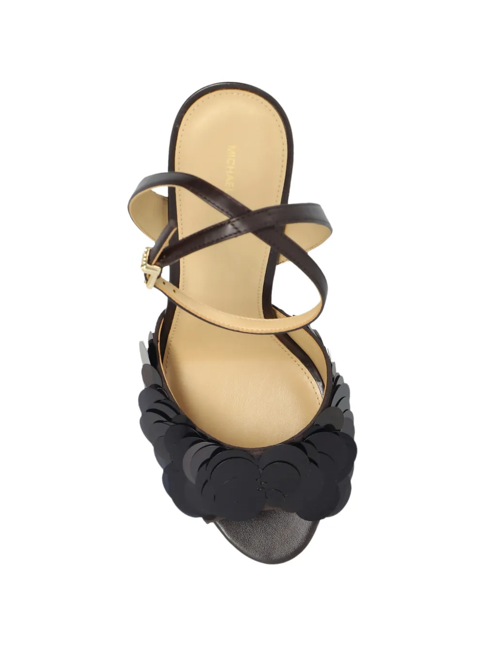 Michael Kors Loretta sequin-embellished sandals Bruin