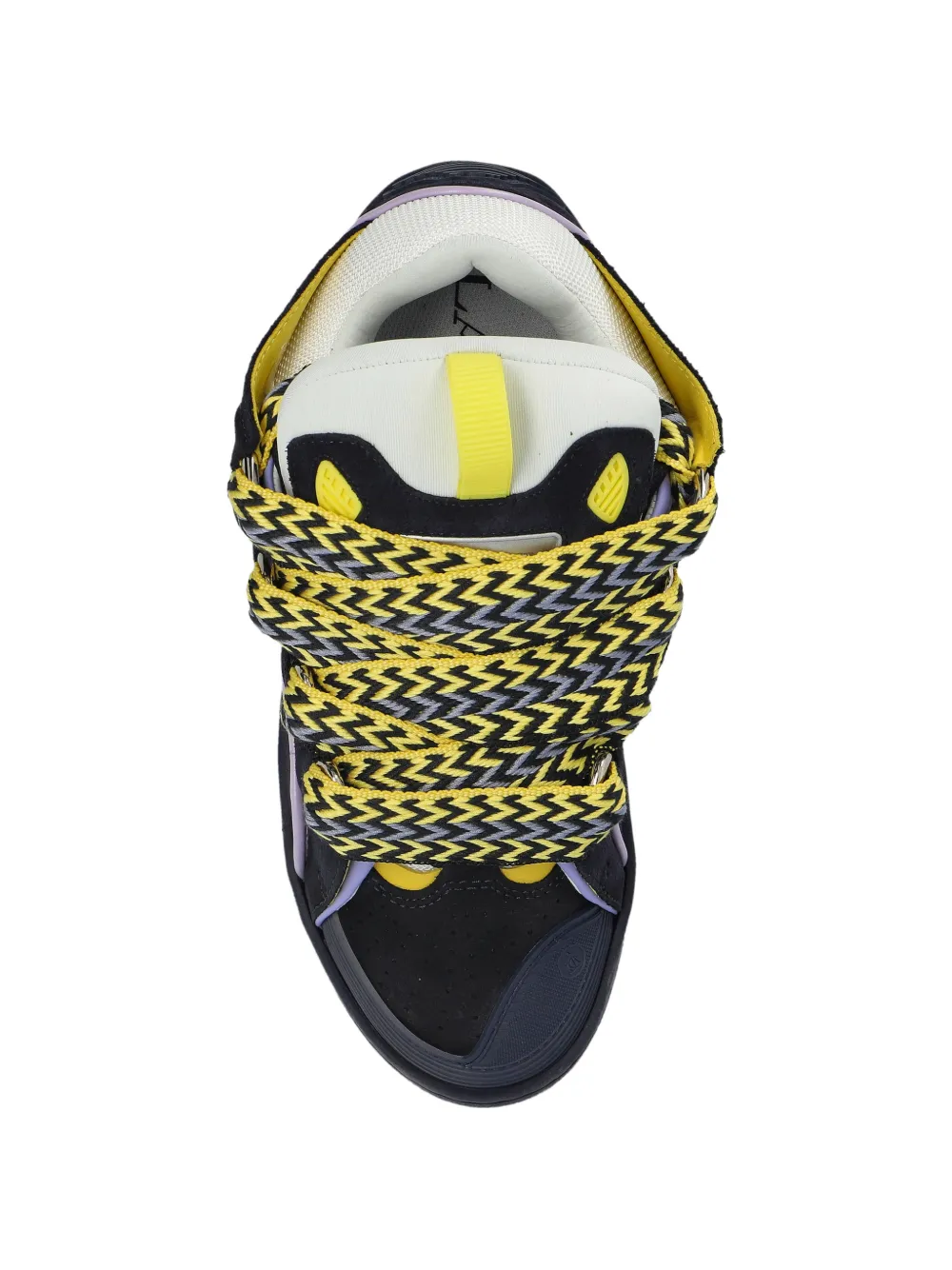 Lanvin Curb sneakers met oversized veters Blauw