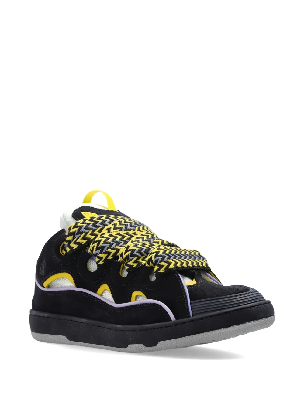 Lanvin Curb sneakers met oversized veters Blauw