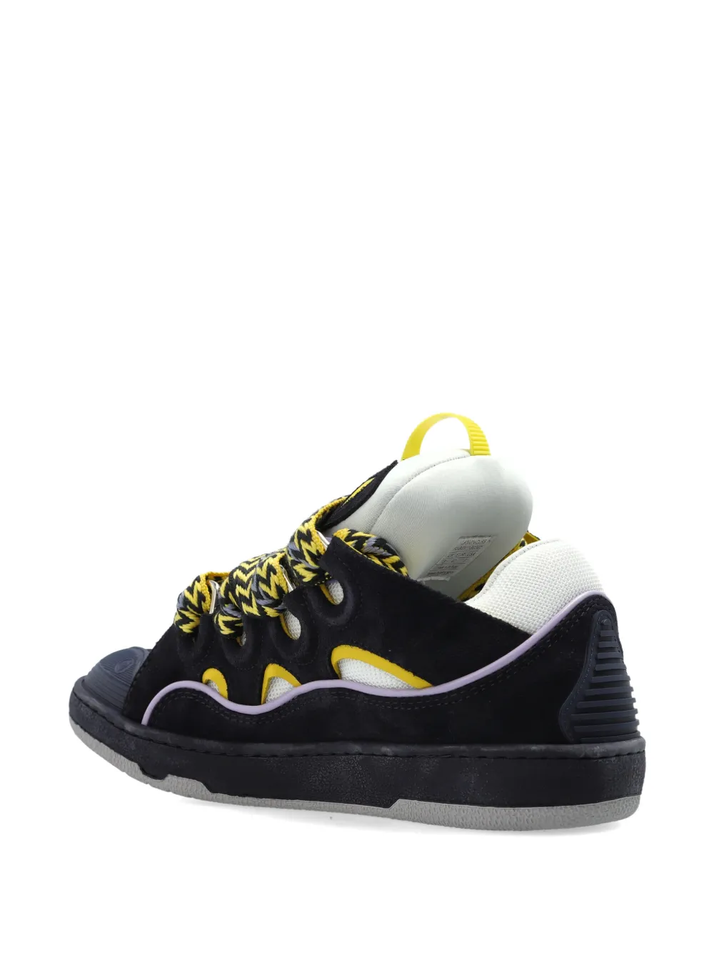 Lanvin Curb sneakers met oversized veters Blauw