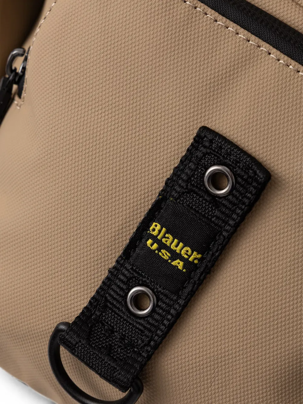 Blauer Rugzak met logoprint Beige