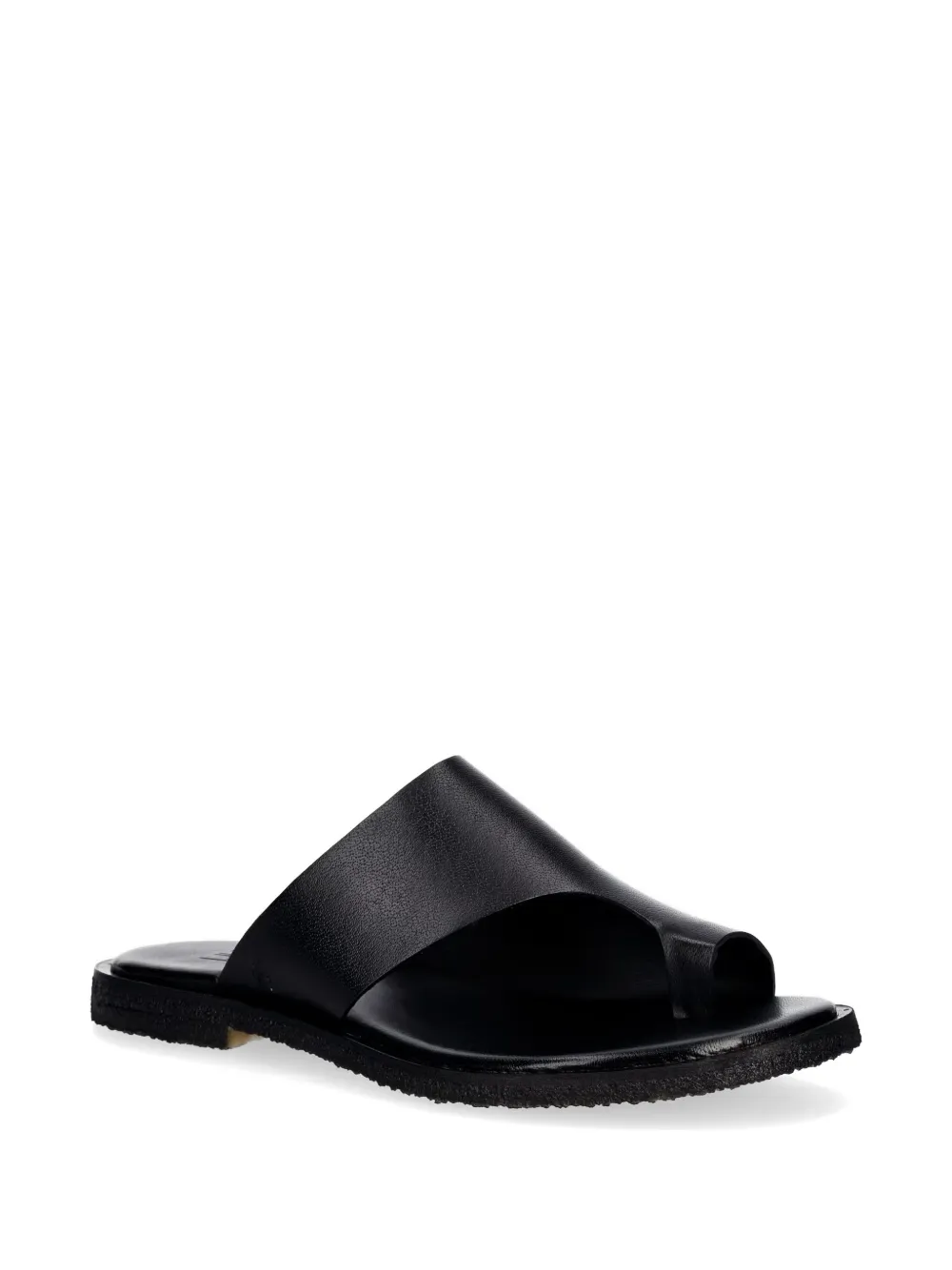BILLI BI toe-strap leather sandals Zwart