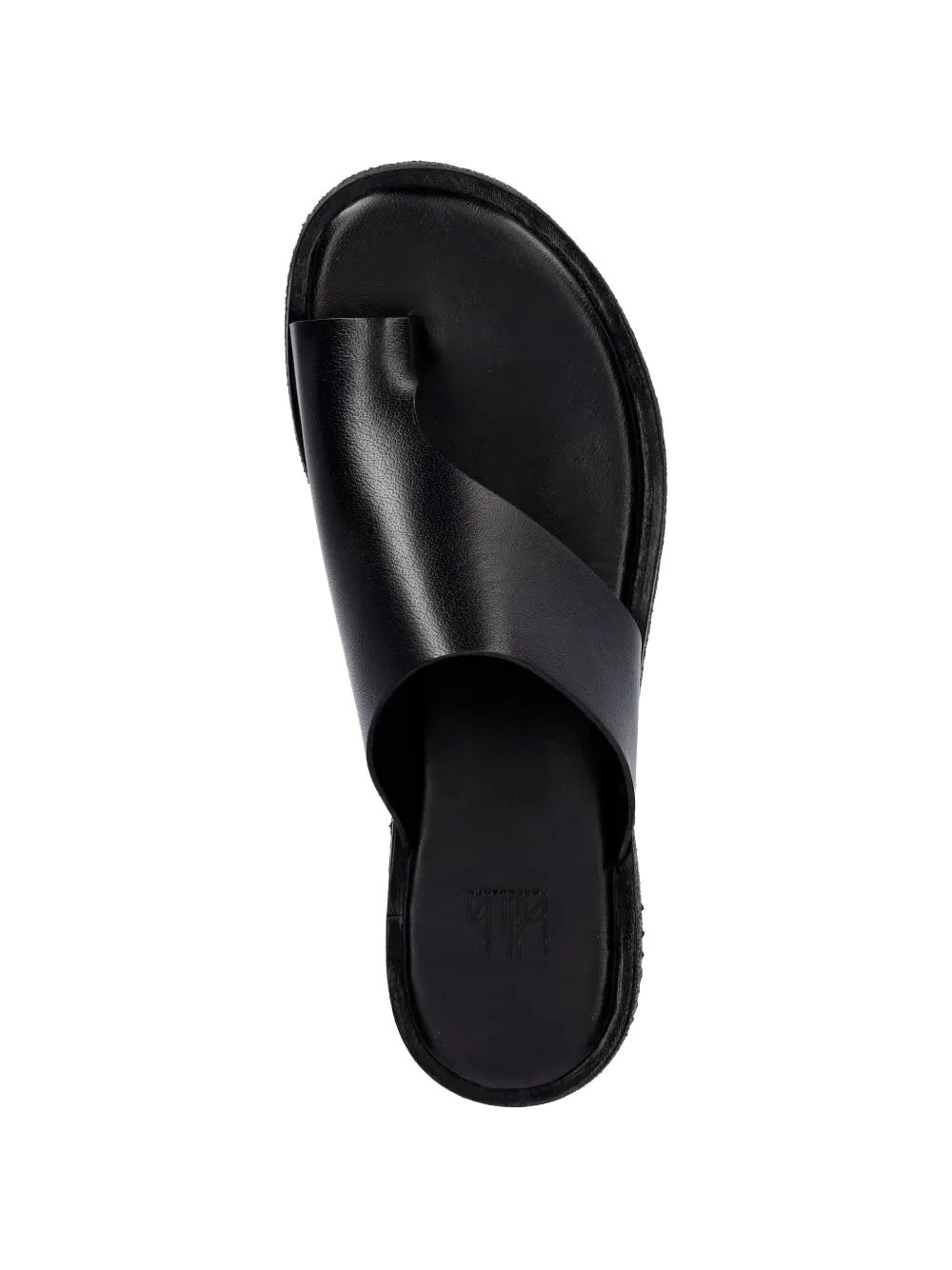 BILLI BI toe-strap leather sandals Zwart