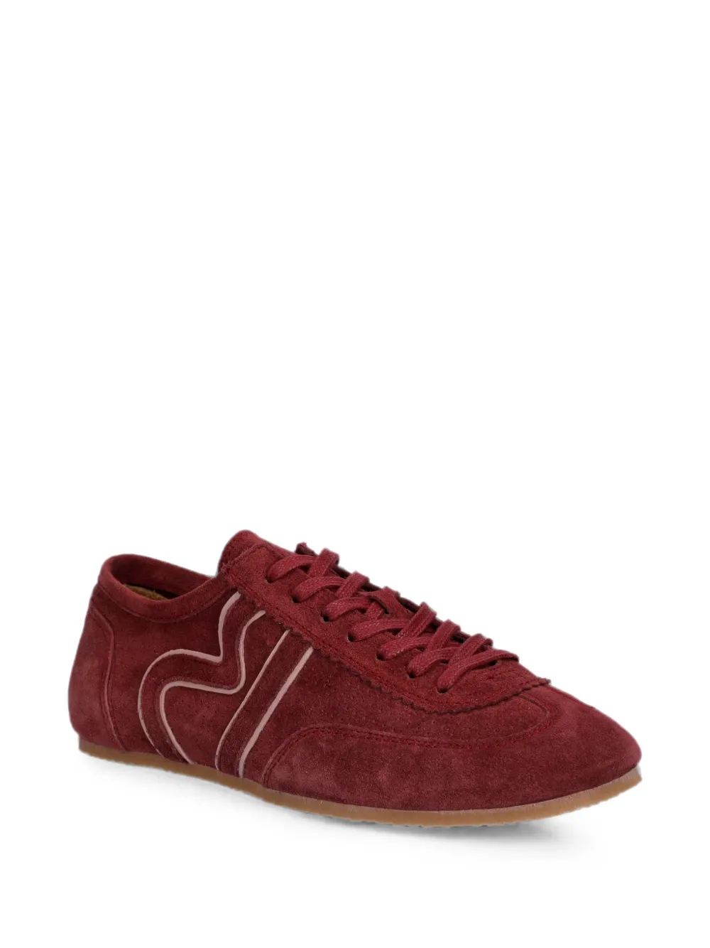 BILLI BI lace-up suede sneakers Rood