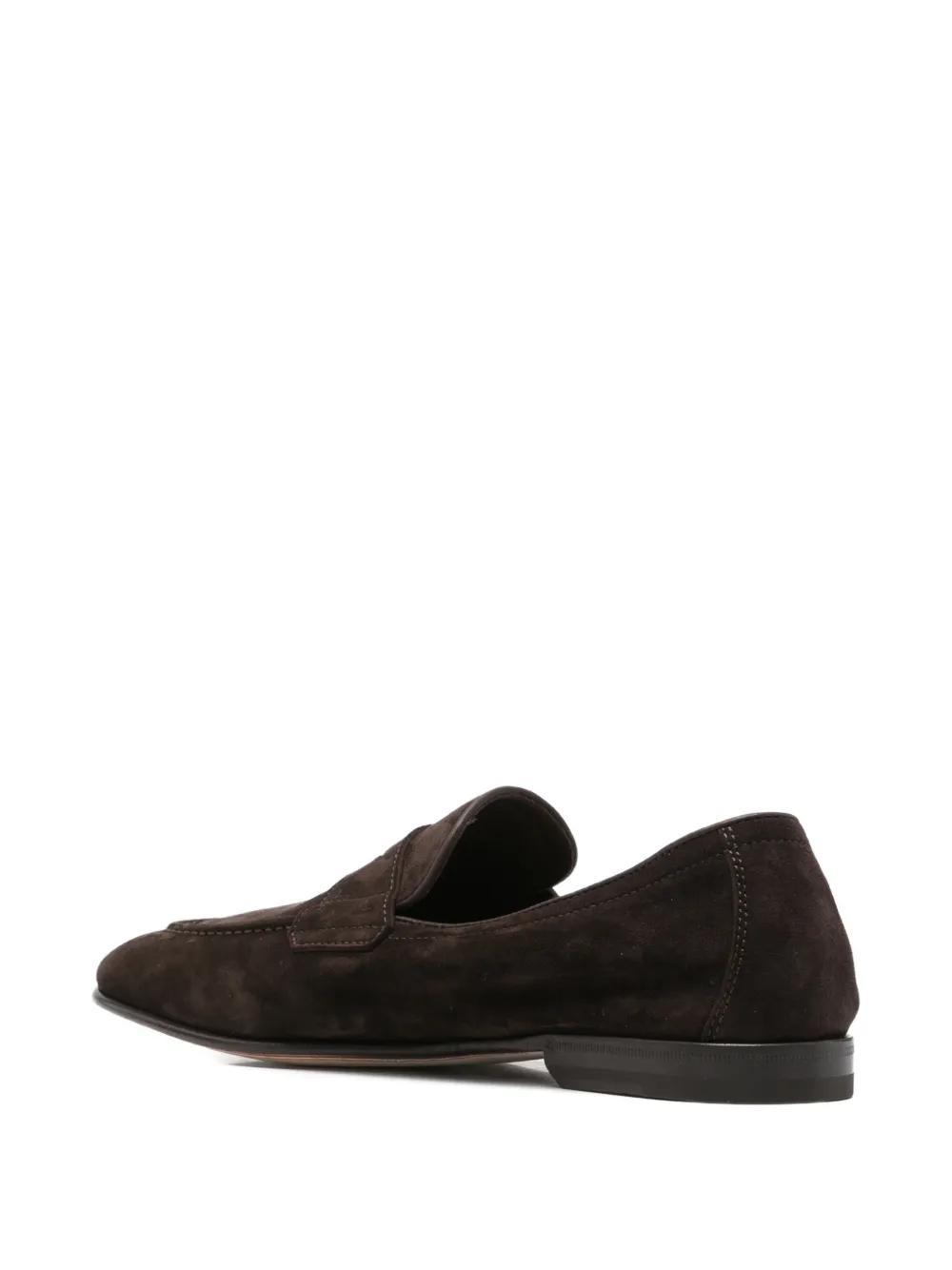 Henderson Baracco suede penny loafers Bruin
