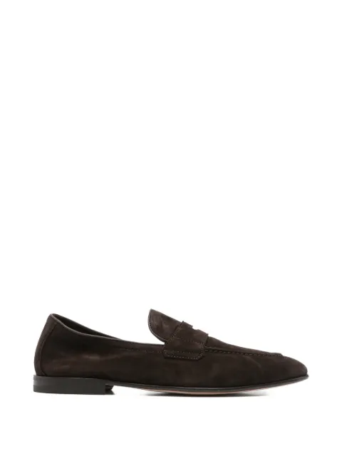 Henderson Baracco suede penny loafers