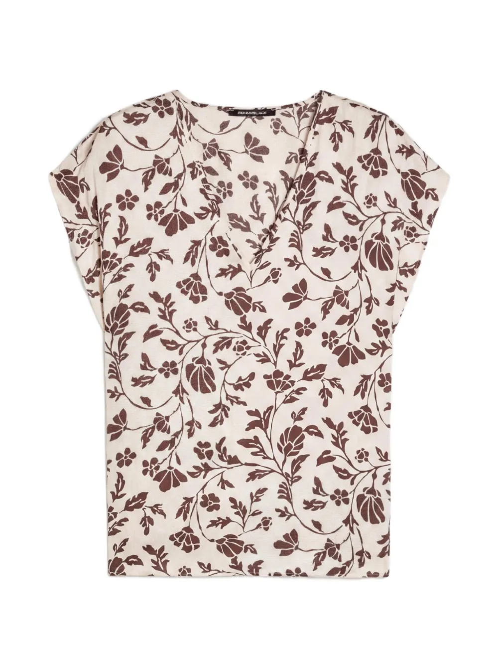 Pennyblack V-neck floral-print top - Toni neutri