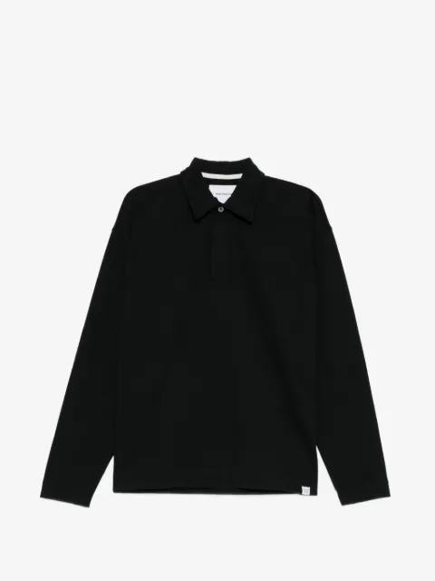 Norse Projects long-sleeve cotton polo shirt