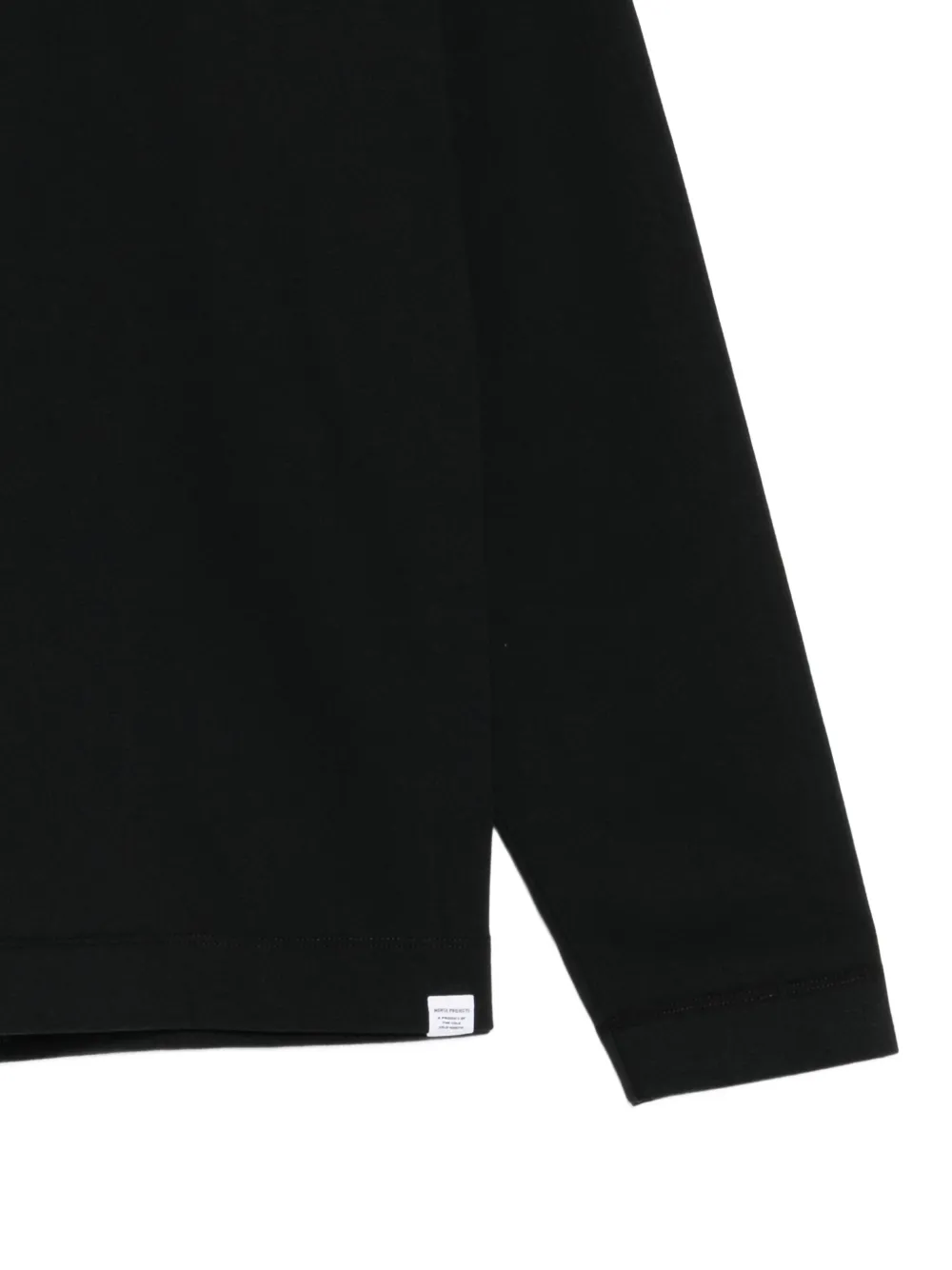 Norse Projects T-shirt met lange mouwen Zwart