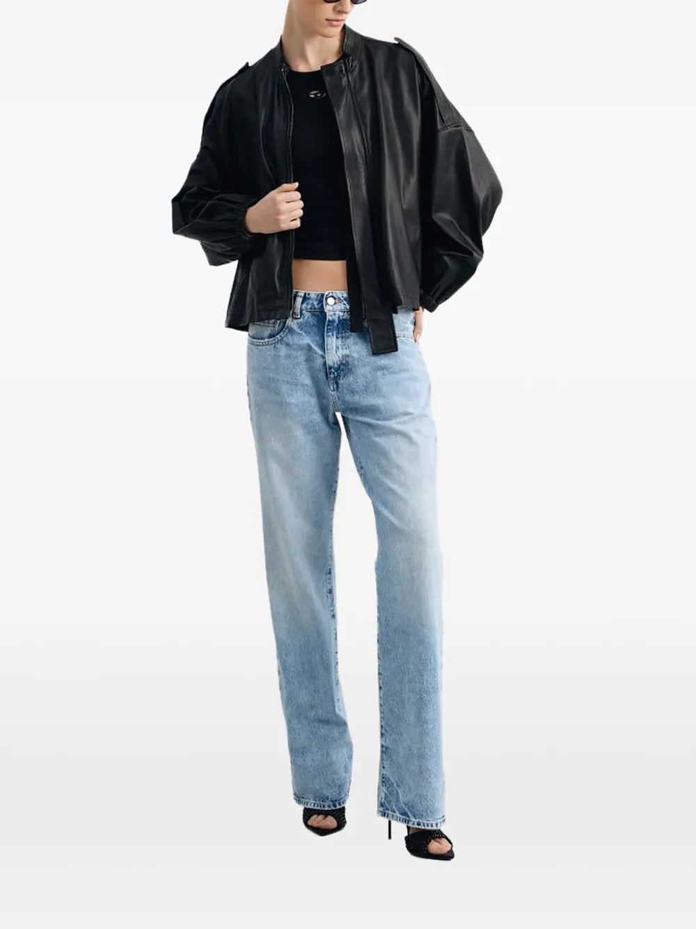 ICON DENIM Iris straight jeans Blauw