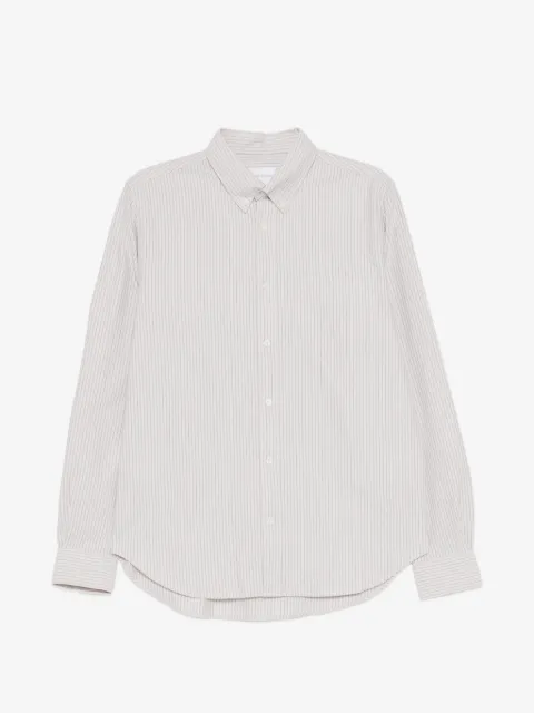 Norse Projects camisa con botones y rayas estampadas