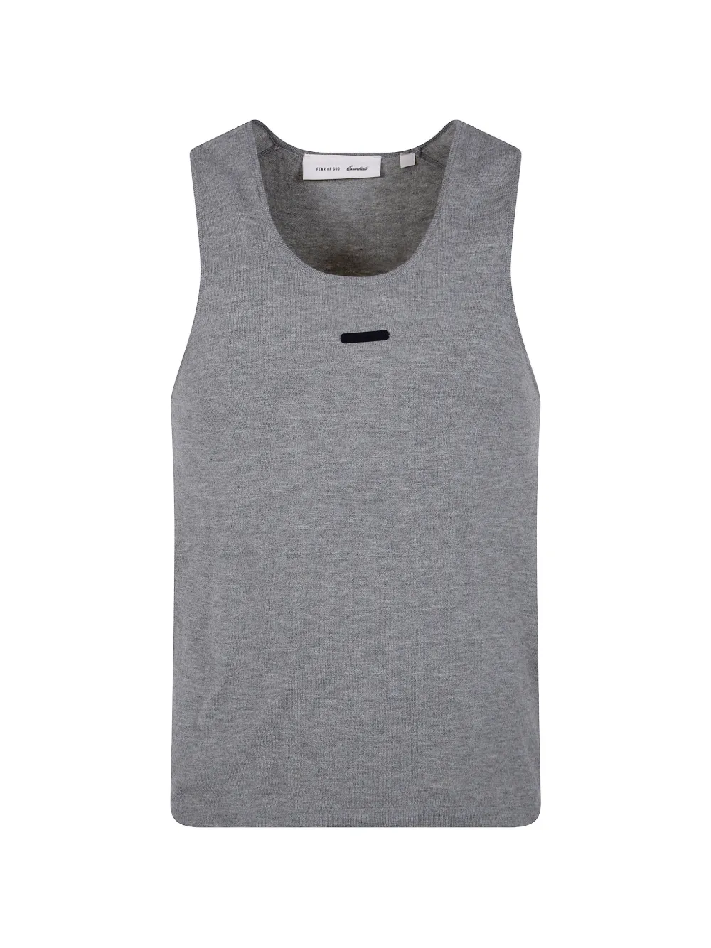 FEAR OF GOD ESSENTIALS logo-patch tank top - Grigio