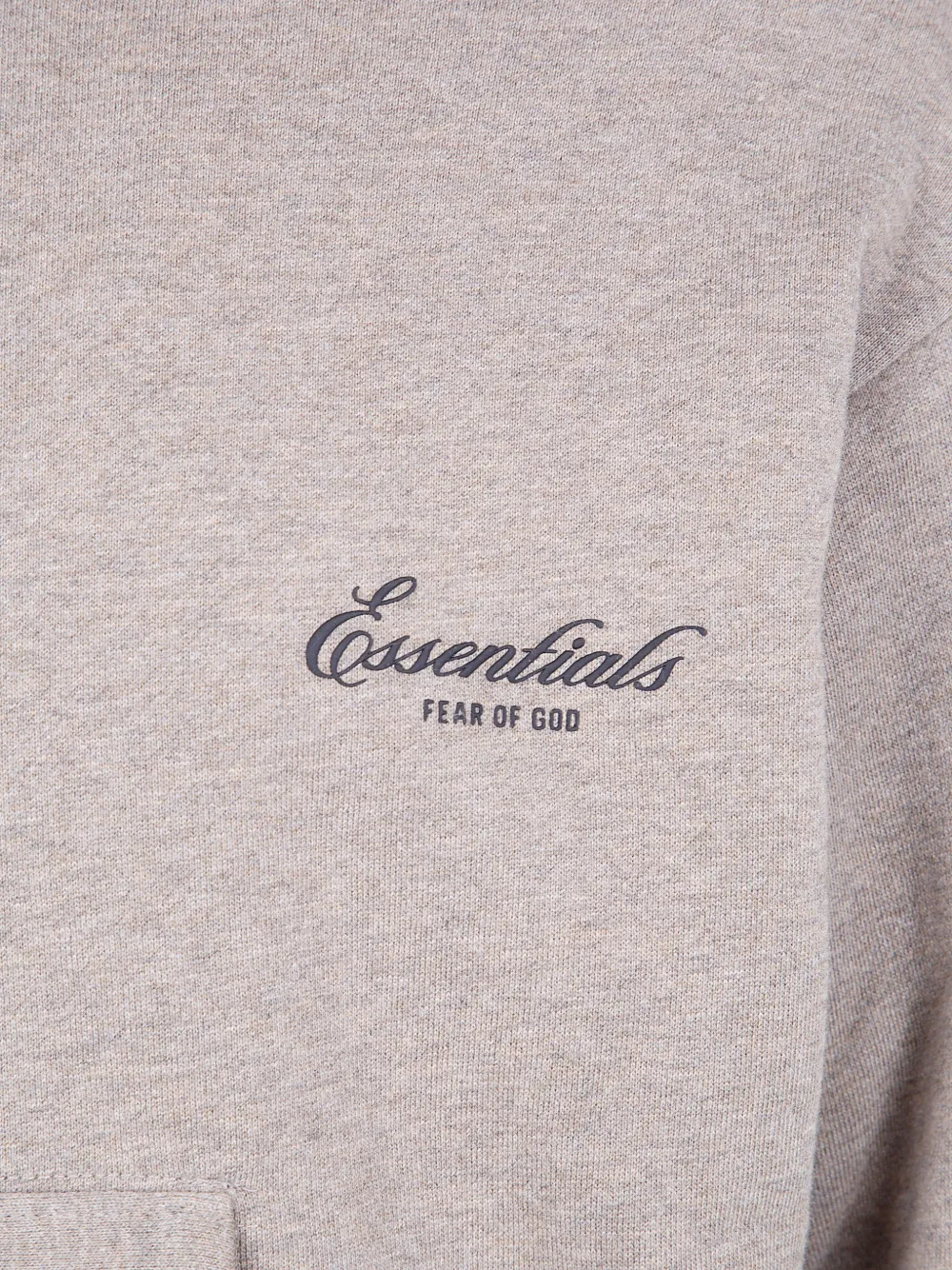 FEAR OF GOD ESSENTIALS Hoodie met logoprint Bruin