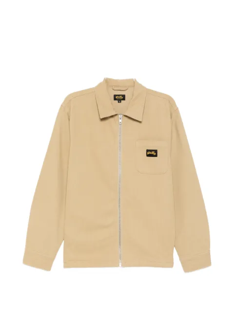 stan ray logo-patch shirt jacket