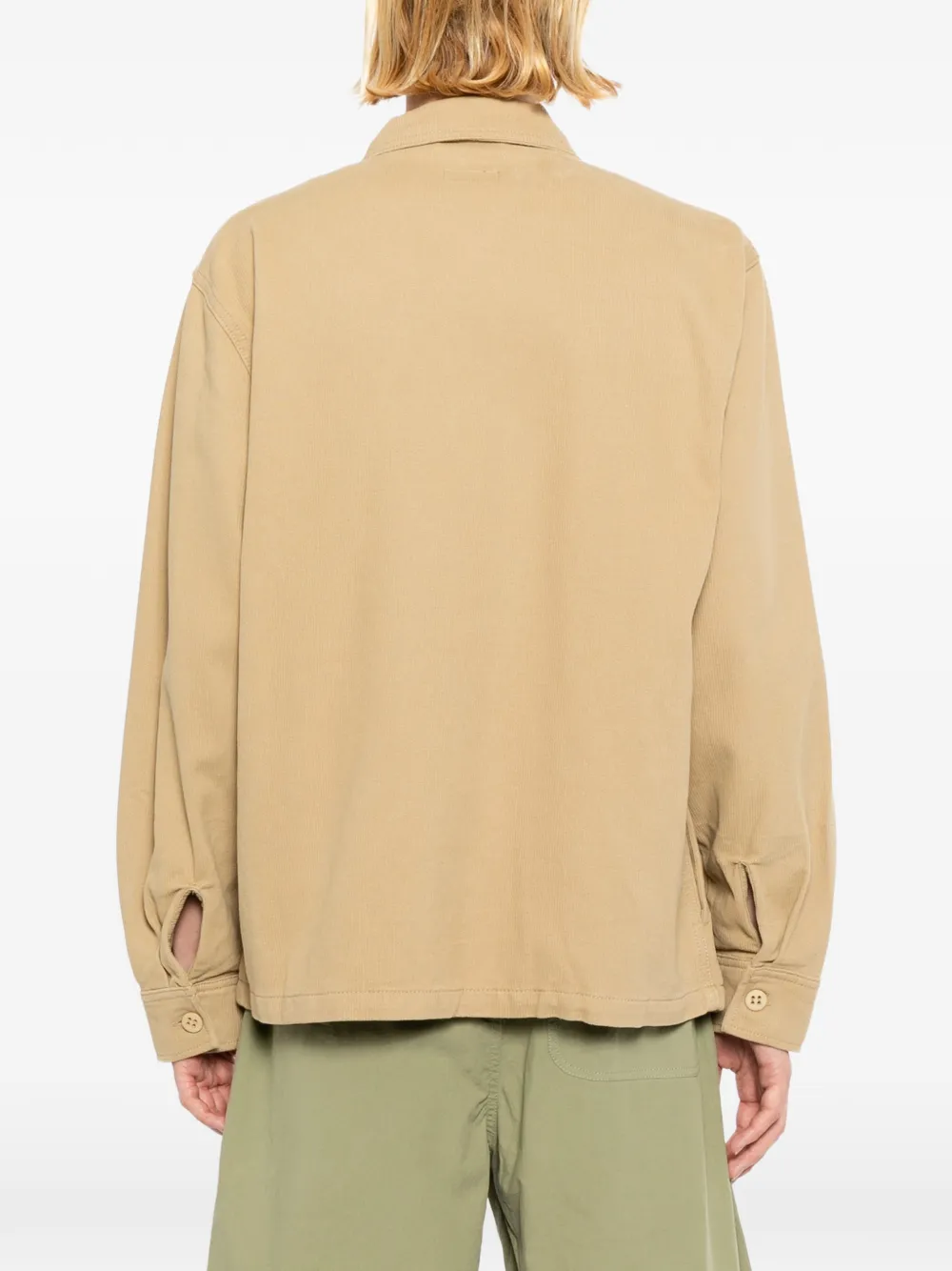stan ray Shirtjack met logopatch Beige
