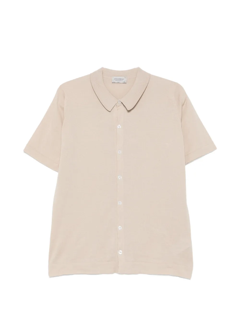 John Smedley Folke short-sleeve shirt - Toni neutri