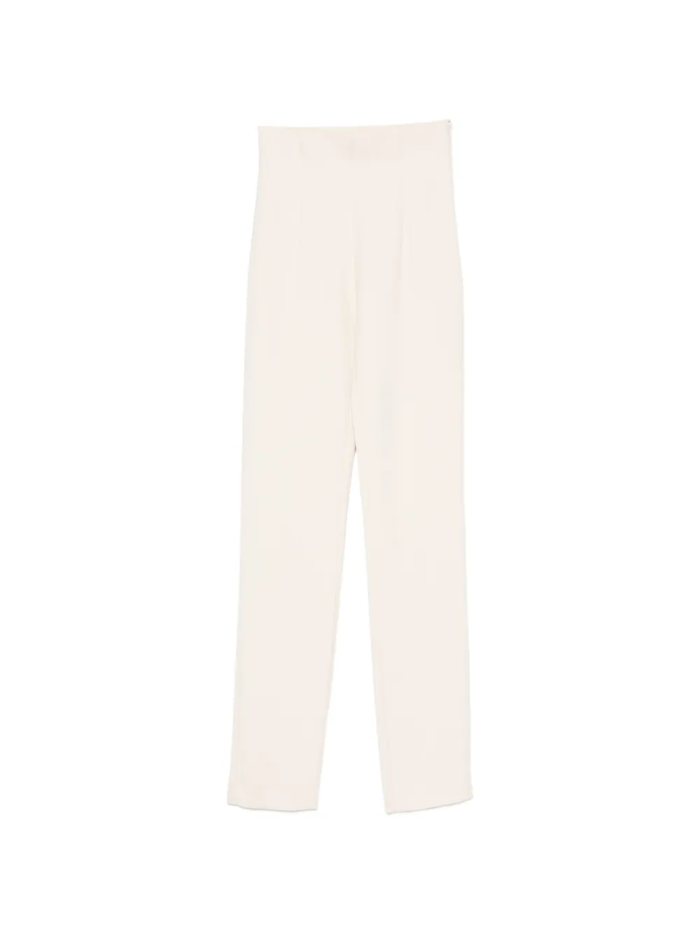 Alberta Ferretti high-waisted slim-fit trousers - Toni neutri