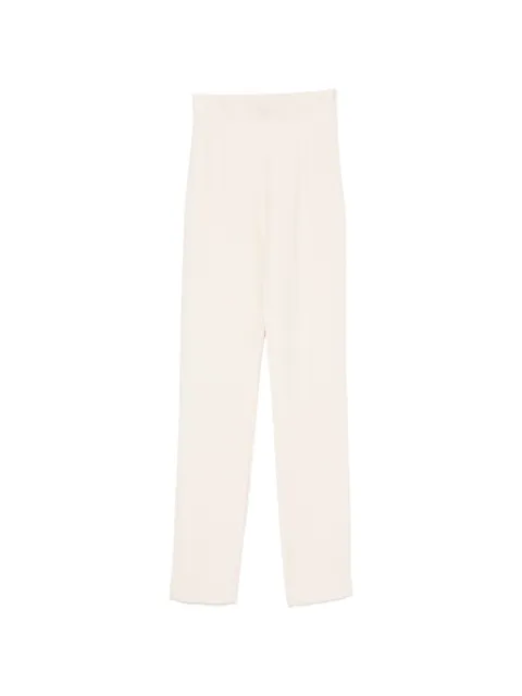 Alberta Ferretti pantalones slim con tiro alto