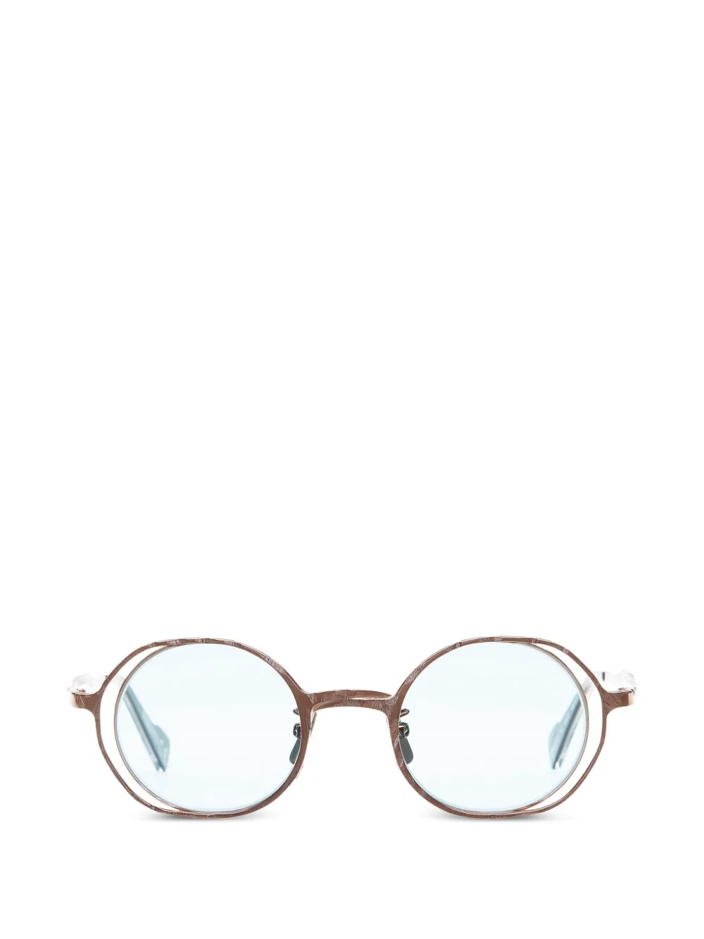 Kuboraum H11 round-frame sunglasses - Marrone
