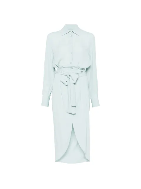 Semicouture V-neck midi dress