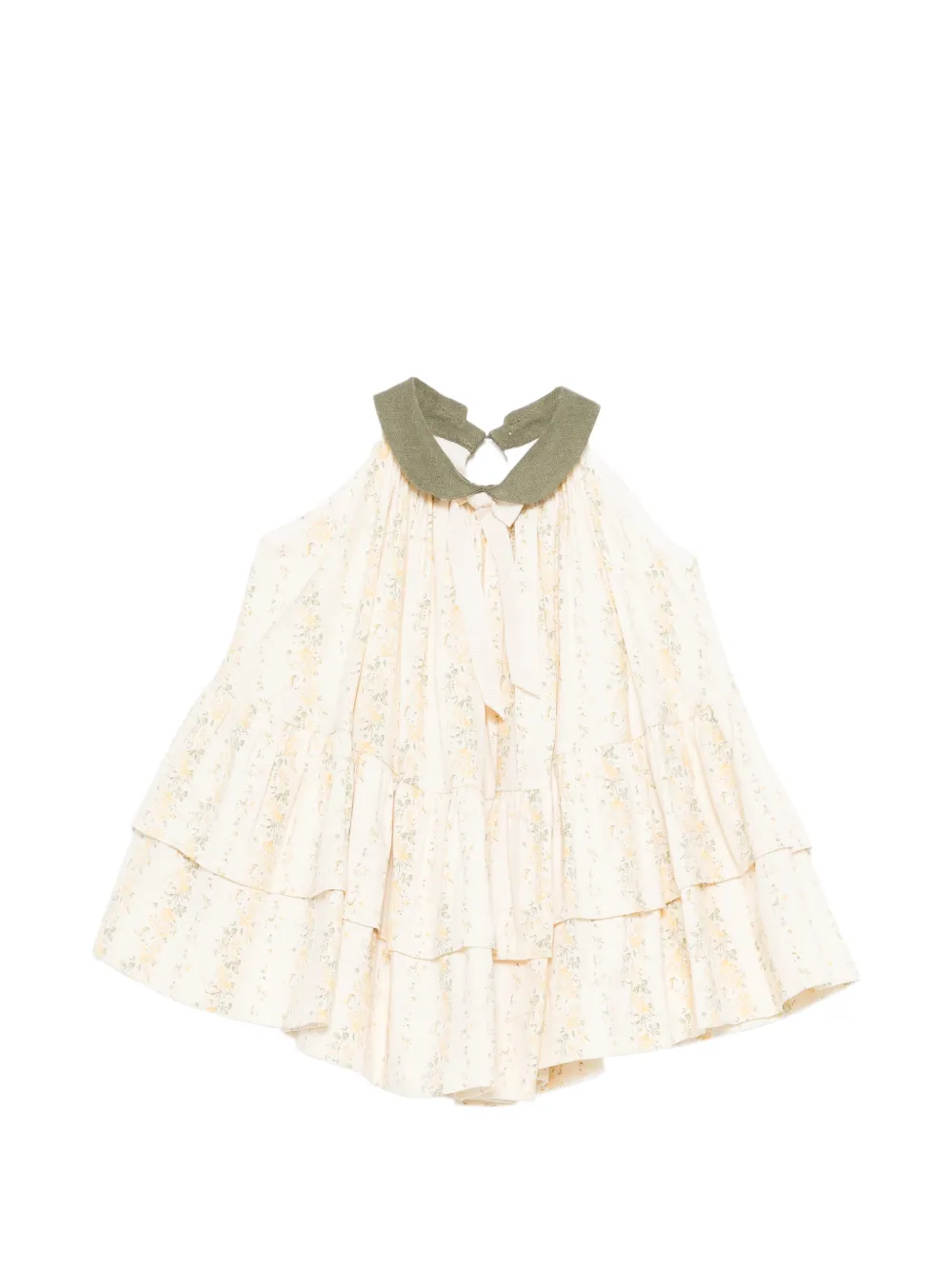 La Stupenderia floral-print dress - Toni neutri