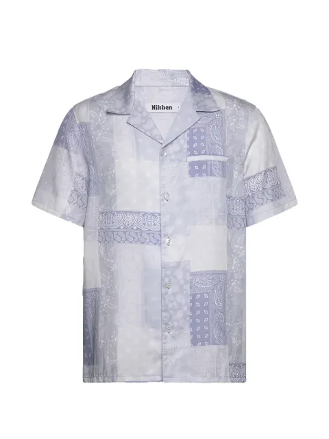 Nikben La Brea patchwork shirt