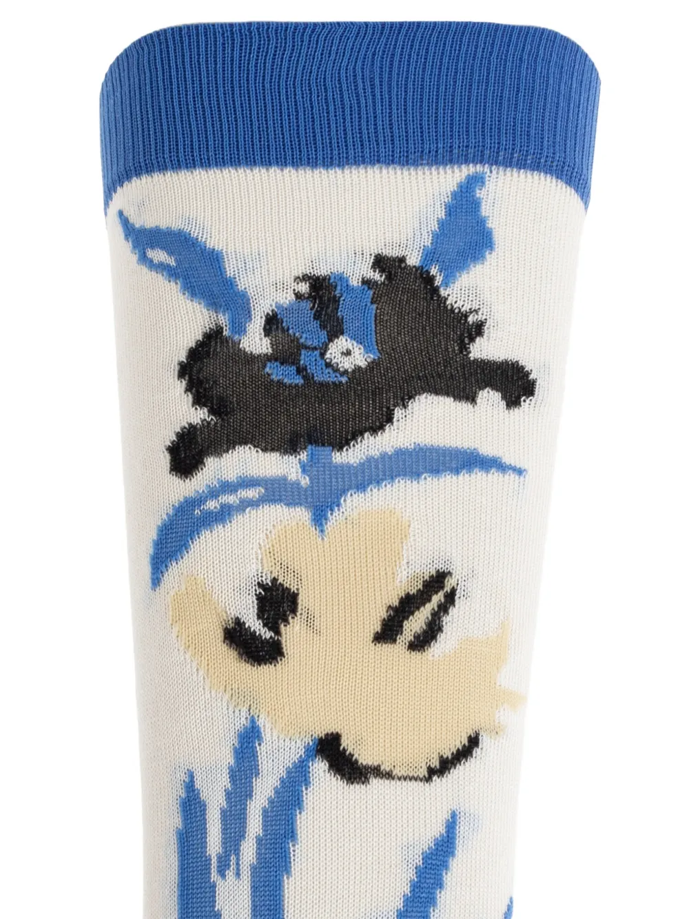 Marni Sokken met bloemen-patroon Blauw