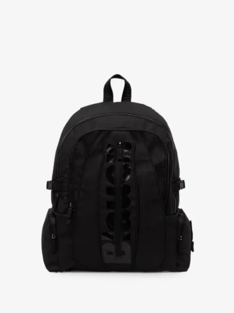 Blauer logo-print zip-pocket backpack