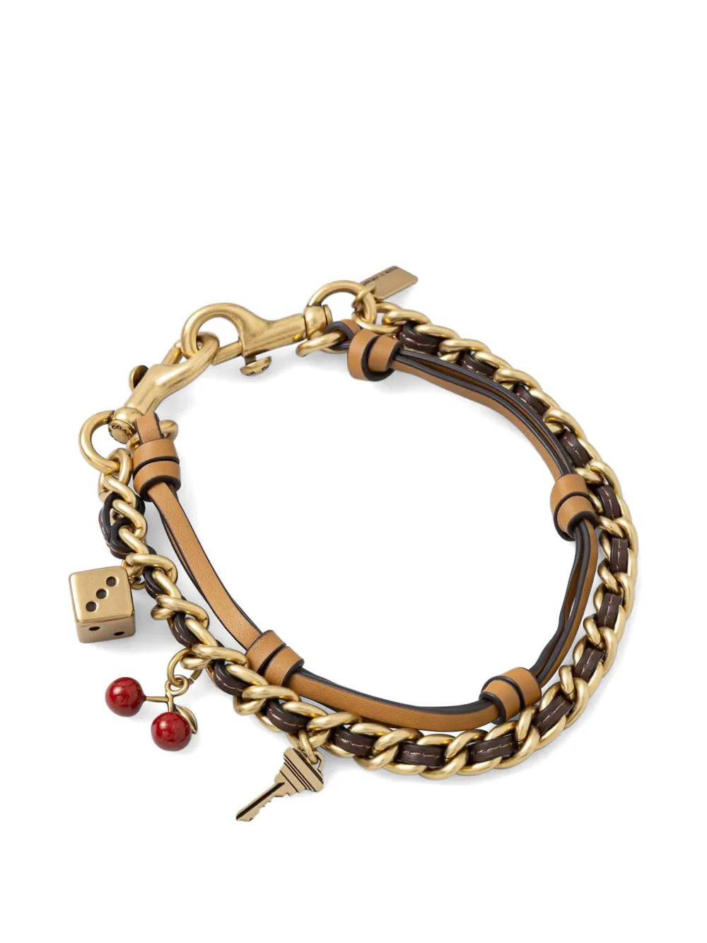 Coach Swag chain bag charm - Oro
