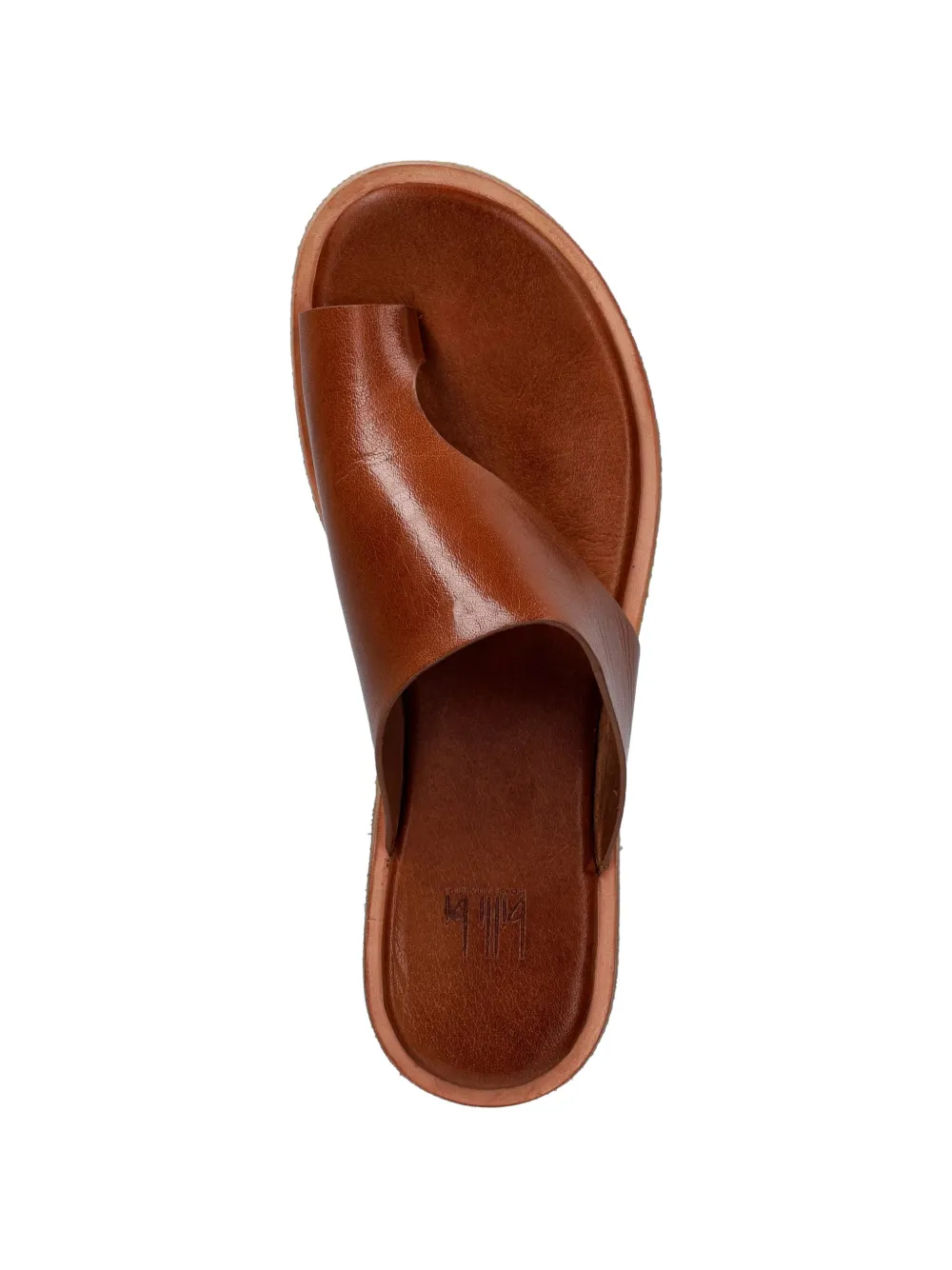 BILLI BI toe-strap leather sandals Bruin