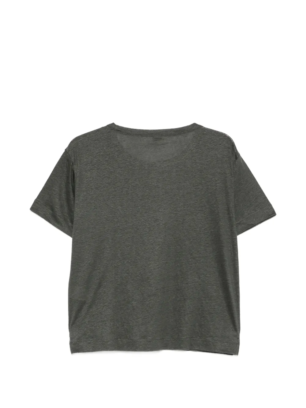 Majestic Filatures T-shirt met korte mouwen en mergel-effect Groen