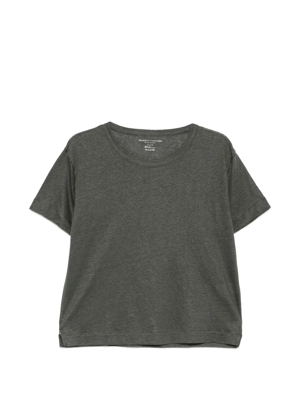 Majestic Filatures marl-effect short-sleeve T-shirt - Verde