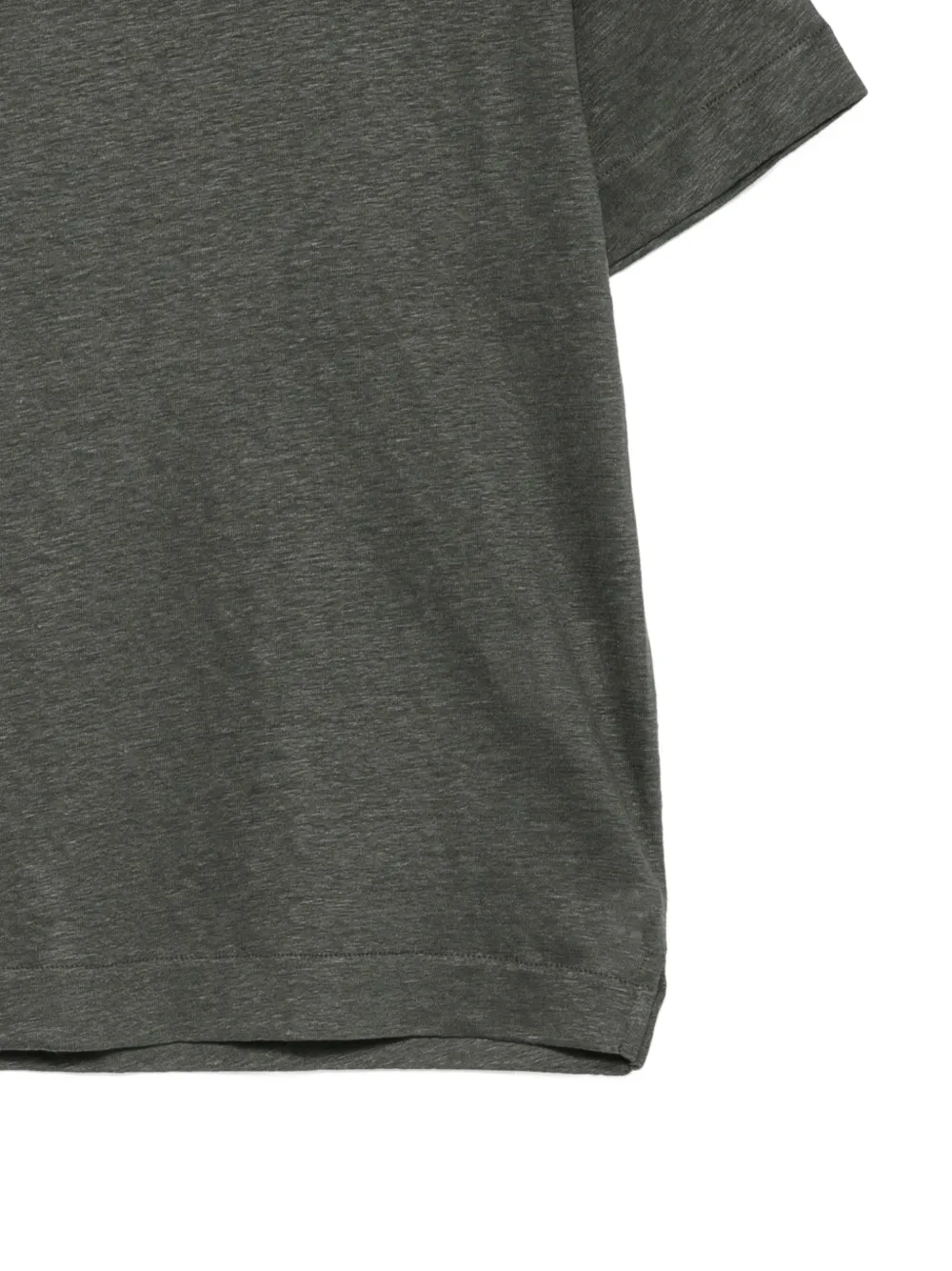 Majestic Filatures T-shirt met korte mouwen en mergel-effect Groen