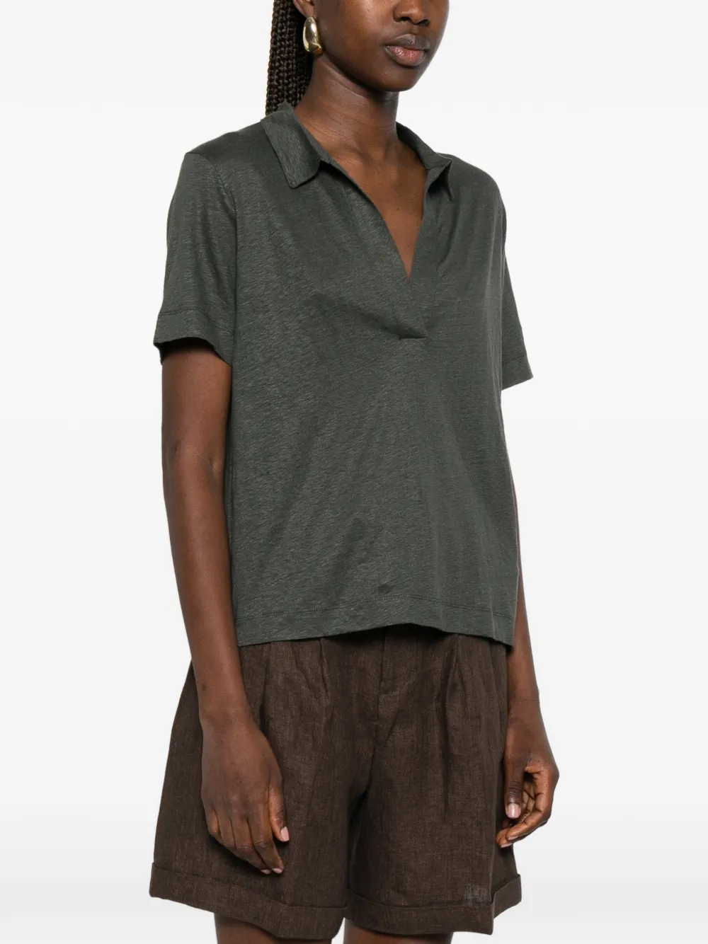 Majestic Filatures T-shirt met korte mouwen Grijs