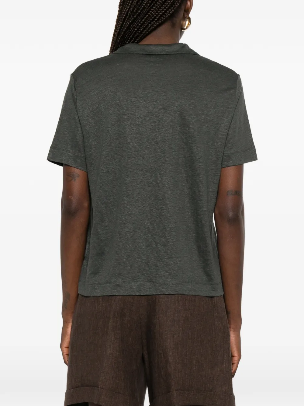 Majestic Filatures T-shirt met korte mouwen Grijs