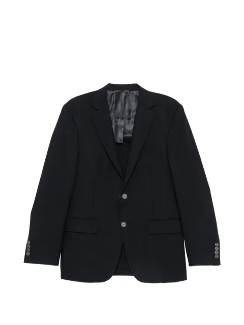 Canali single-breasted notched-lapels blazer