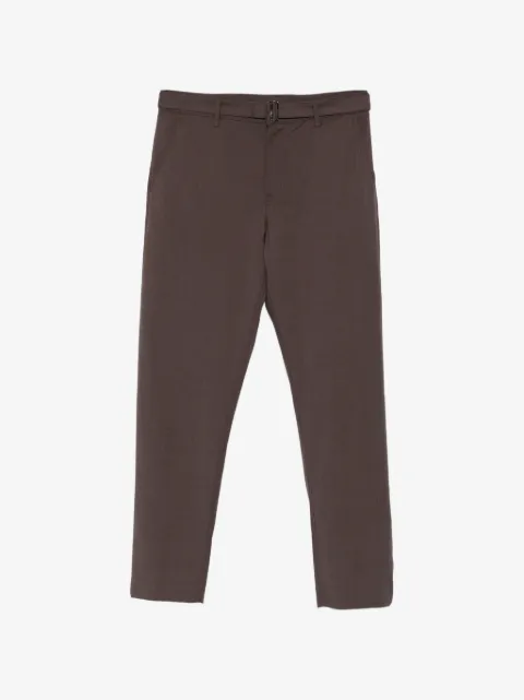Canali pantalon Impeccabile en laine à taille ceinturée