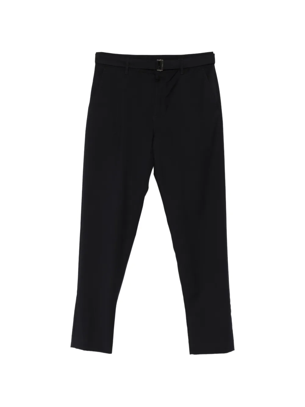 Canali Impeccabile belted wool trousers - Blu