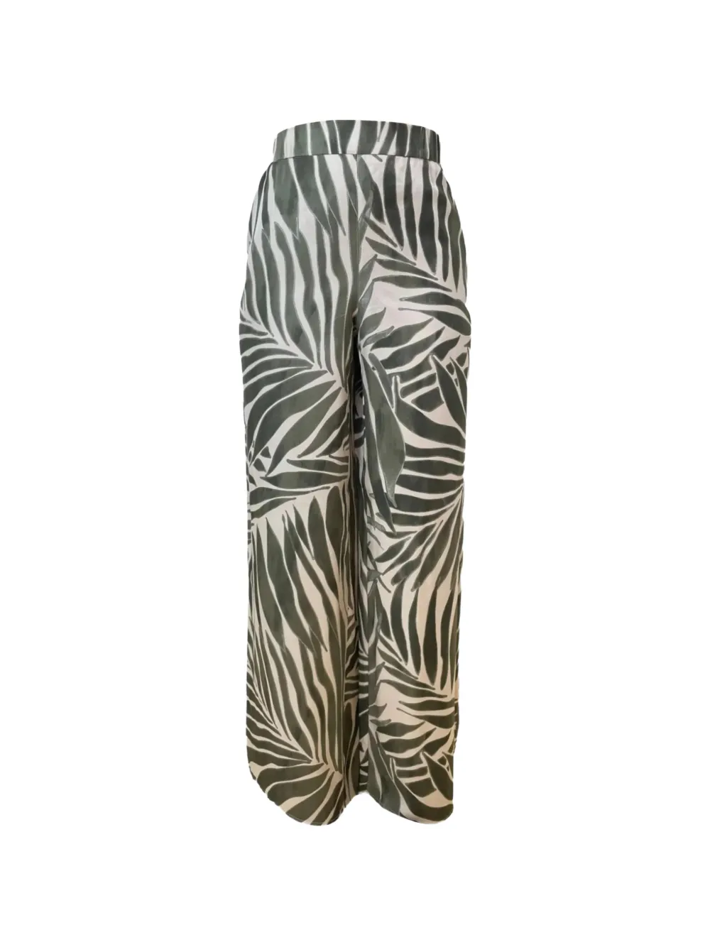 Pennyblack palm-leaf-print palazzo pants - Verde