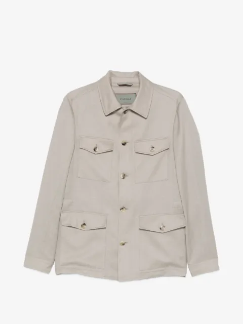 Canali chamarra con botones y cuatro costuras