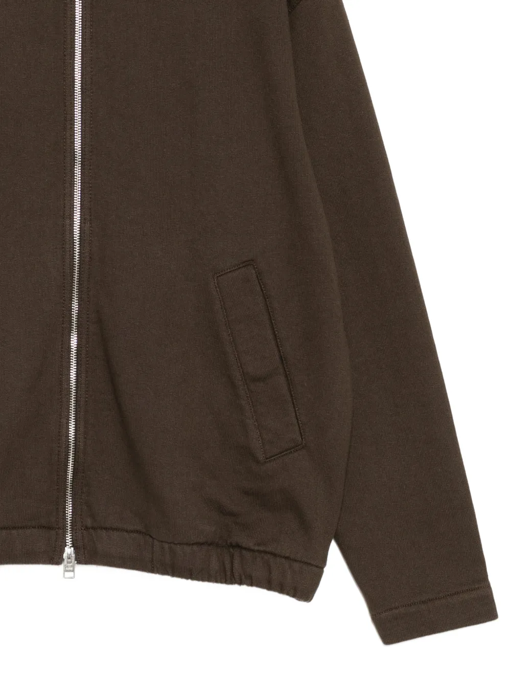Norse Projects Hoodie met rits Bruin