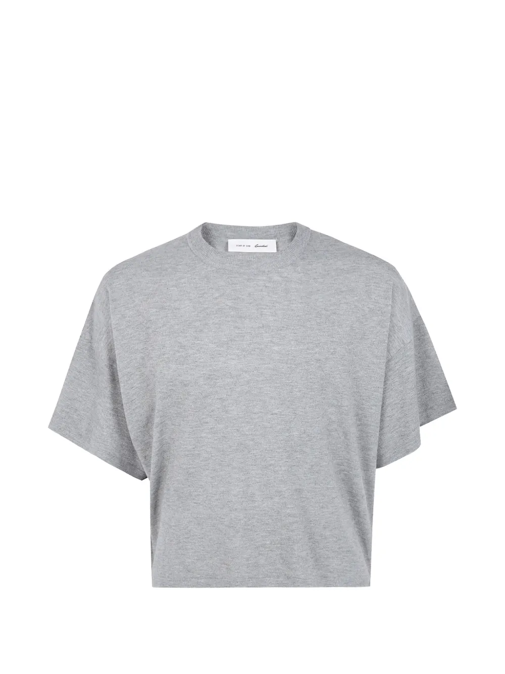 FEAR OF GOD ESSENTIALS logo-patch T-shirt - Grigio
