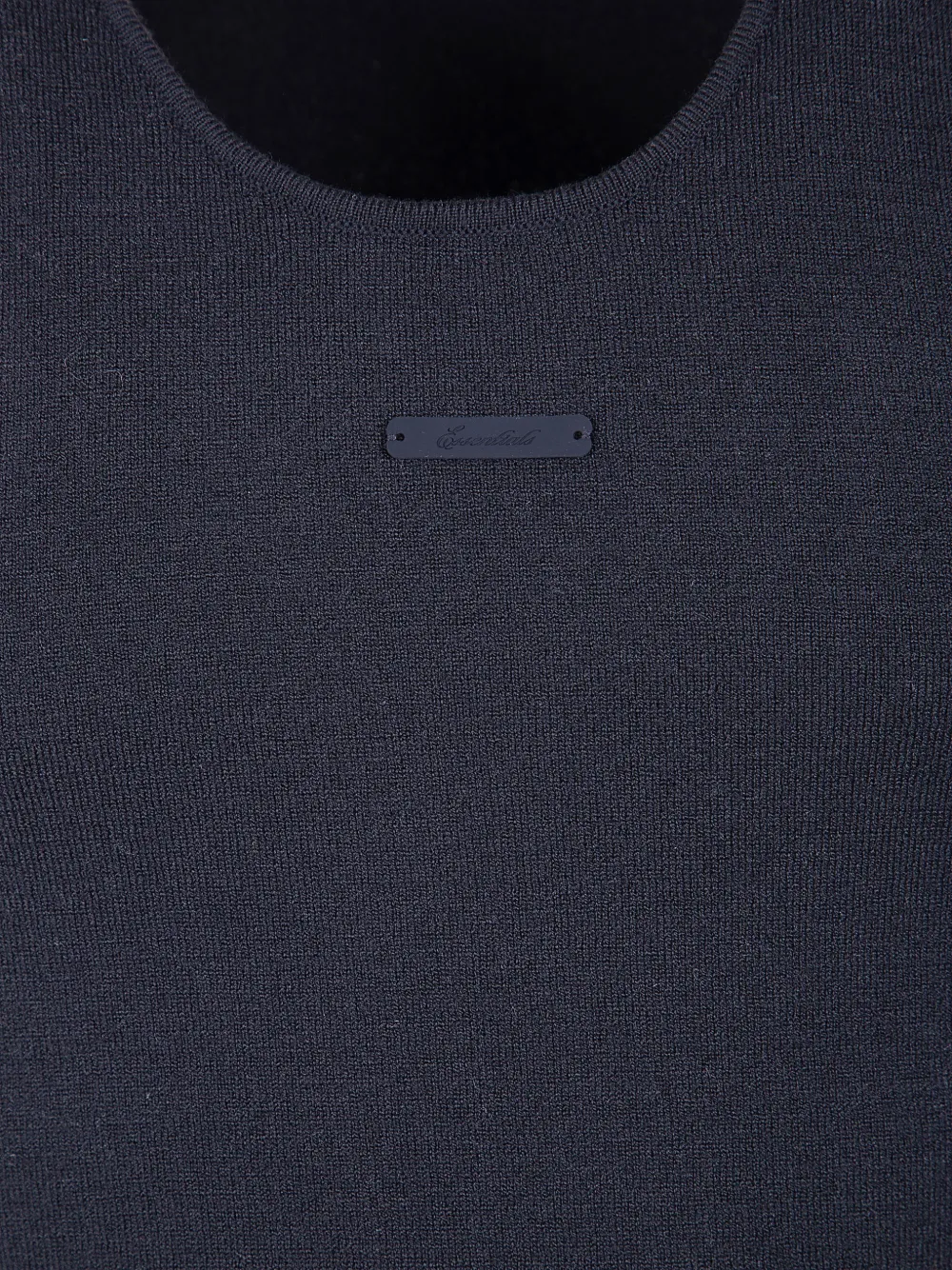FEAR OF GOD ESSENTIALS Tanktop met logopatch Zwart