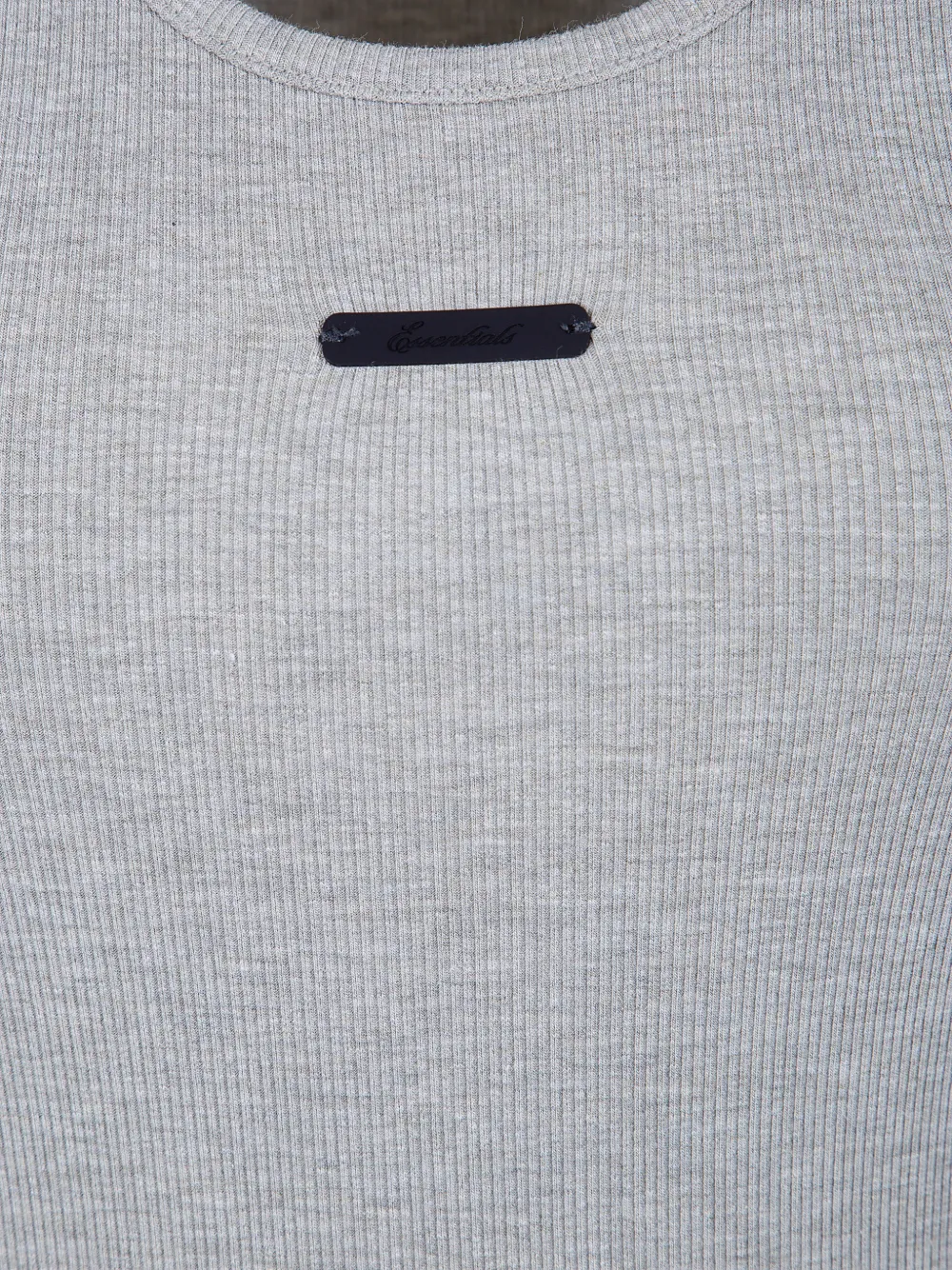 FEAR OF GOD ESSENTIALS Ribgebreide maxi-jurk Grijs